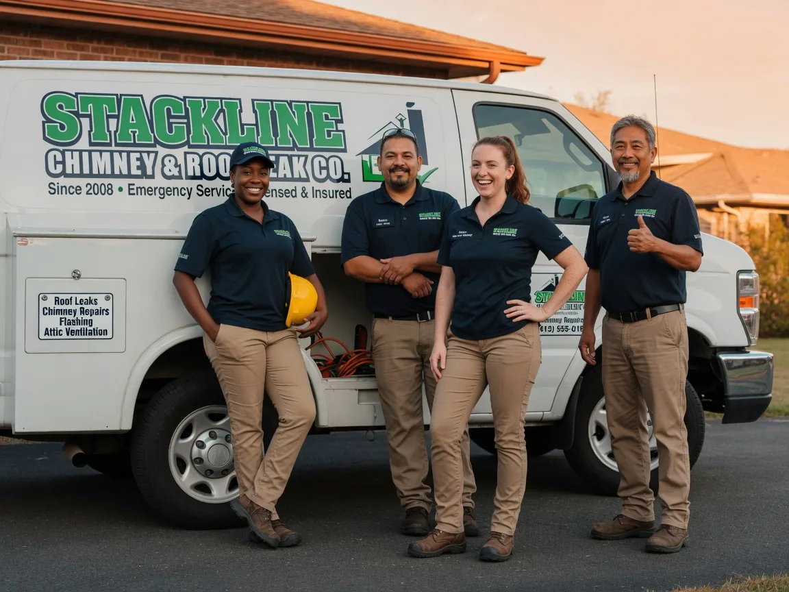 Chimney flashing repair company in Fountain City, IN